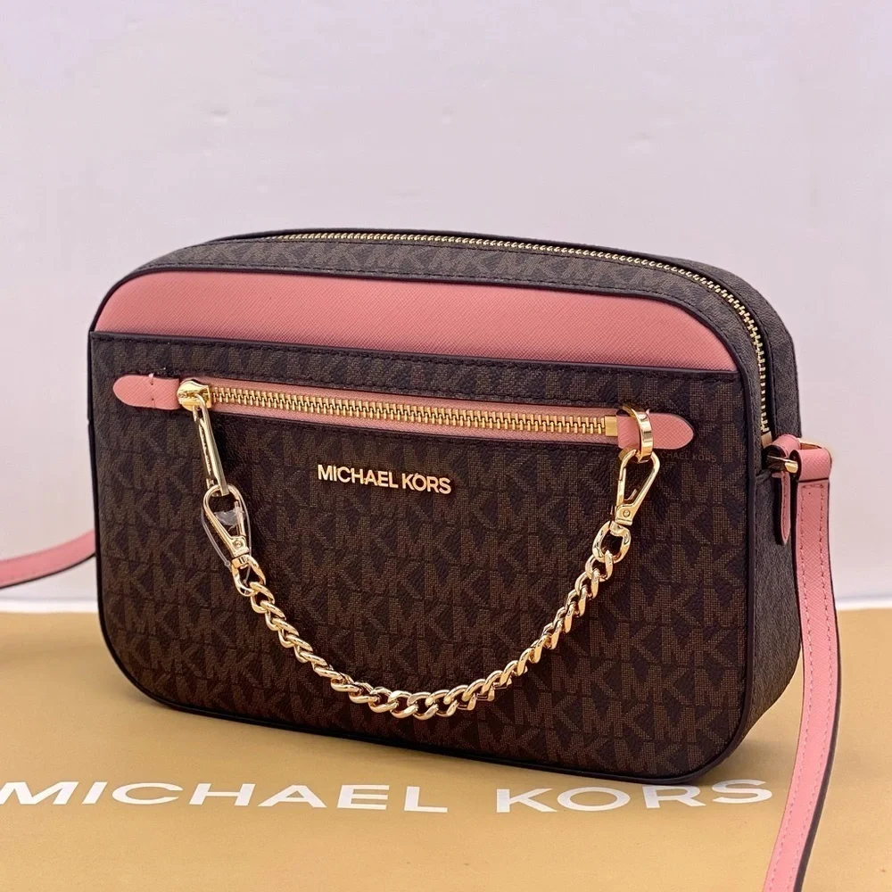 Michael Kors Jet Set Travel EW zip Chain Crossbody Primrose Multi